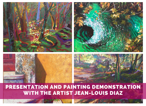 Presentation and painting demonstration with artist Jean-Louis Diaz